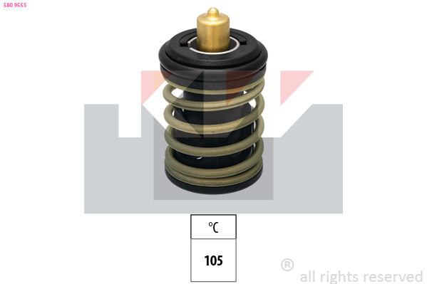 Termostat chladenia KW